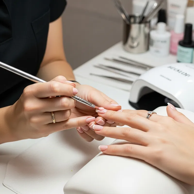Baby Gel Color on Nails in Worcester