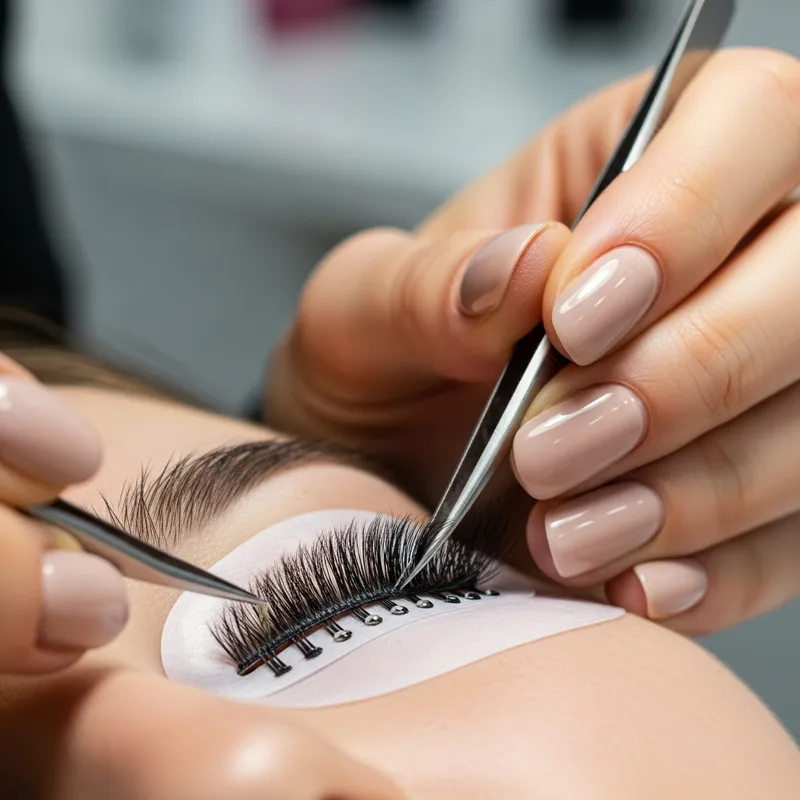 Cluster Eyelash Full Set in Worcester