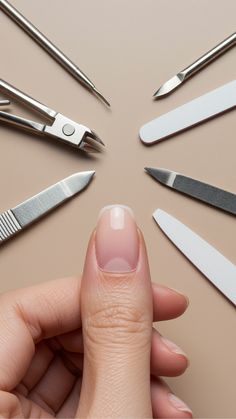 Finger Nails Cut Down Only